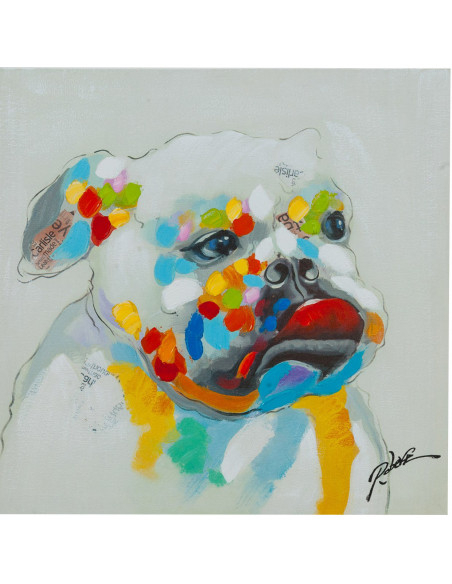 Pintura a óleo sobre tela pintada à mão 60x3x60 cm