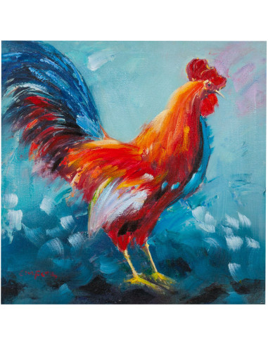 Quadro olio su tela dipinto a mano  60x3x60 cm