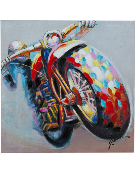 Pintura a óleo sobre tela pintada à mão 60x3x60 cm