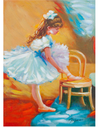 Quadro olio su tela dipinto a mano  50x3x70 cm