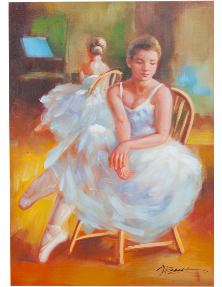 Quadro olio su tela dipinto a mano  50x3x70 cm