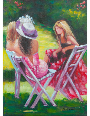 Quadro olio su tela dipinto a mano 50x3x70 cm