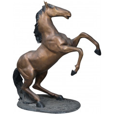 Cavallo in fusione di bronzo L125xPR62xH154 cm