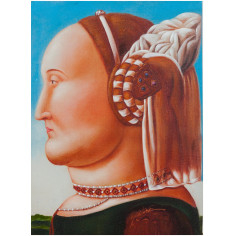 Quadro olio su tela dipinto a mano 50x3x70 cm