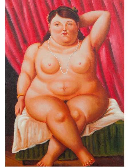 Quadro olio su tela dipinto a mano 50x3x70 cm
