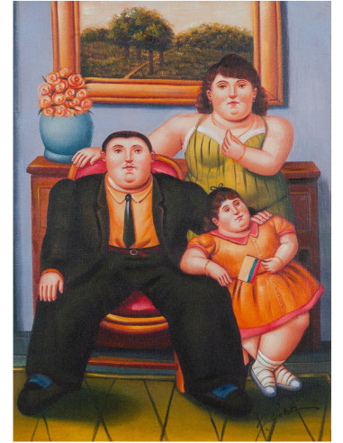 Quadro olio su tela dipinto a mano 50x3x70 cm