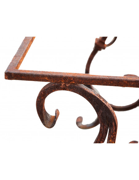 Base tavolo in ferro pieno L200xPR70xH74 cm
