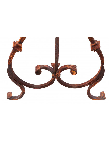 Base tavolo in ferro pieno L200xPR70xH74 cm