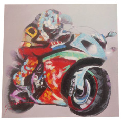 Quadro olio su tela dipinto a mano  60x3x60 cm