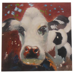 Quadro olio su tela dipinto a mano  60x3x60 cm