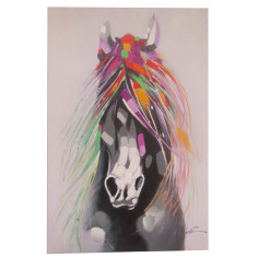 Quadro olio su tela dipinto a mano 60x3x90 cm
