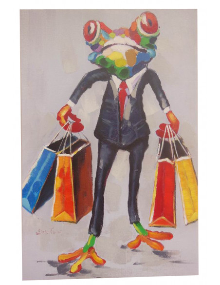 Pintura a óleo sobre tela pintada à mão 60x3x90 cm