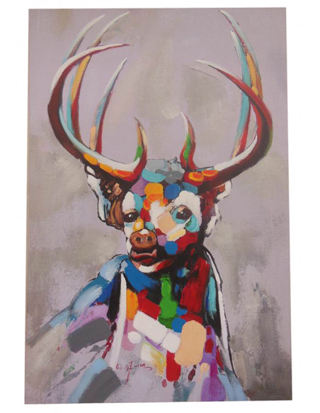 Quadro olio su tela dipinto a mano 60x3x90 cm