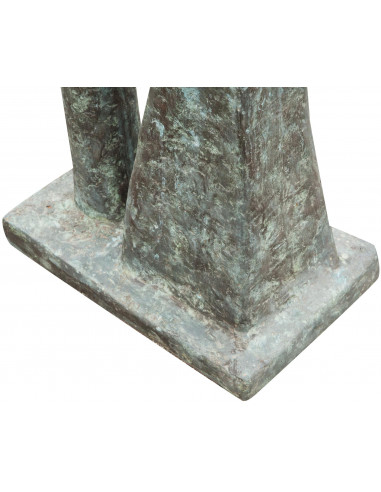 Scultura arte moderna  in fusione di bronzo L50xPR34xH175 cm Scultura arte moderna  in fusione di bronzo L50xPR34xH175 cm