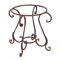 Base tavolo in ferro pieno rotonda diametro 65x60 cm