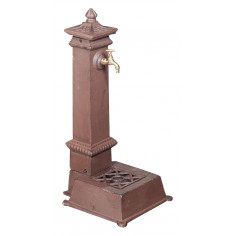 Fonte de ferro fundido com acabamento ferrugem antigo C37xDP30xA77 cm