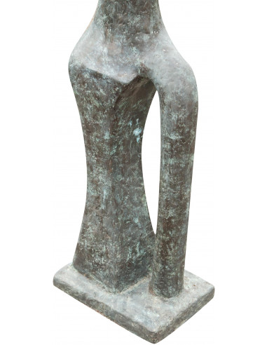 Scultura arte moderna  in fusione di bronzo L50xPR34xH175 cm Scultura arte moderna  in fusione di bronzo L50xPR34xH175 cm