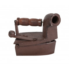 Ferro da stiro in ghisa finitura ruggine anticata L10xPR18xH18 cm 2