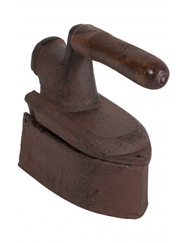 Ferro fundido com acabamento ferrugem antigo L14xDP6,5xA13,5 cm Ferro fundido com acabamento ferrugem antigo L14xDP6,5xA13,5 cm