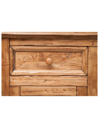 Aparador country em madeira maciça de limão, acabamento natural 110x45x103 cm Aparador country em madeira maciça de limão, acabamento natural 110x45x103 cm