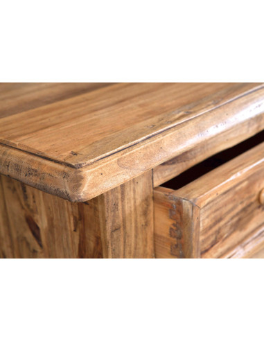 Credenza Country in legno massello di tiglio finitura naturale 202x45x103 cm Credenza Country in legno massello di tiglio finitura naturale 202x45x103 cm
