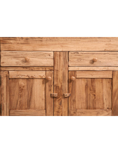 Aparador em madeira maciça de cal, acabamento natural 115x48x102 cm Aparador em madeira maciça de cal, acabamento natural 115x48x102 cm