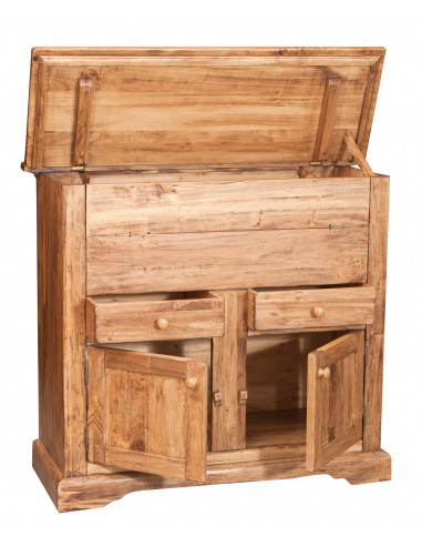 Aparador em madeira maciça de cal, acabamento natural 115x48x102 cm Aparador em madeira maciça de cal, acabamento natural 115x48x102 cm