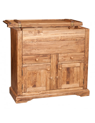 Madia in legno massello di tiglio finitura naturale 115x48x102 cm Madia in legno massello di tiglio finitura naturale 115x48x102 cm