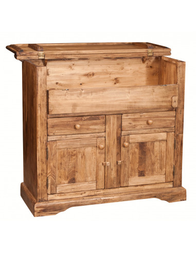 Aparador em madeira maciça de cal, acabamento natural 115x48x102 cm Aparador em madeira maciça de cal, acabamento natural 115x48x102 cm