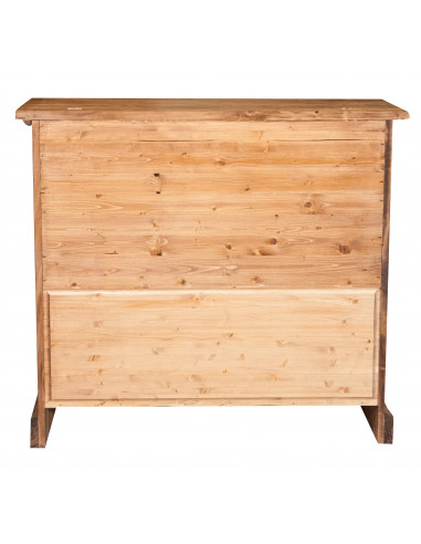 Aparador em madeira maciça de cal, acabamento natural 115x48x102 cm Aparador em madeira maciça de cal, acabamento natural 115x48x102 cm