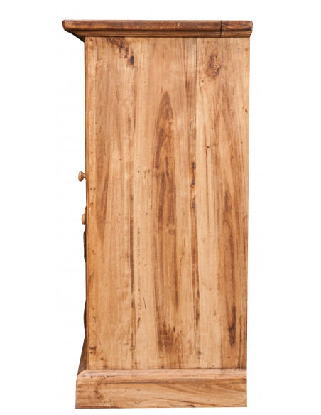 Madia in legno massello di tiglio finitura naturale 115x48x102 cm