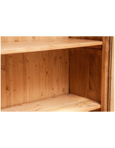 Veterina madeira maciça sideboard natural finish: prateleiras de foto especial dentro - Biscottini.it Veterina madeira maciça sideboard natural finish: prateleiras de foto especial dentro - Biscottini.it