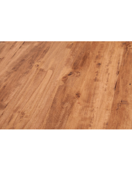Ventilador de país em madeira maciça com acabamento natural 114x49x99 cm