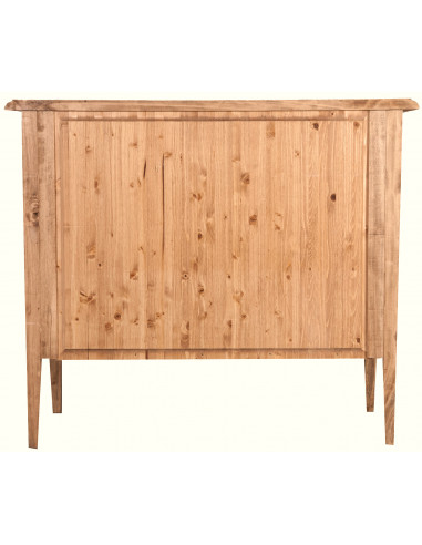Comò Country in legno massello di tiglio finitura naturale 100x48x85 cm Comò Country in legno massello di tiglio finitura naturale 100x48x85 cm