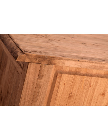 Comò Country in legno massello di tiglio finitura naturale 100x48x85 cm Comò Country in legno massello di tiglio finitura naturale 100x48x85 cm