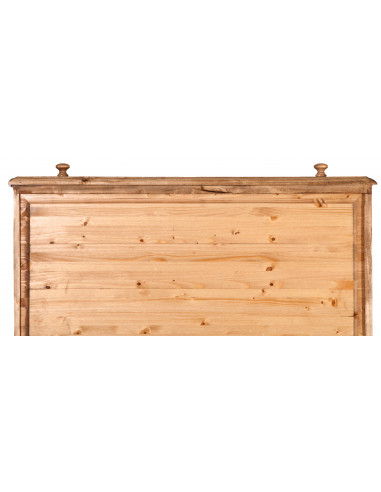 Comò Country in legno massello di tiglio finitura naturale 100x48x85 cm Comò Country in legno massello di tiglio finitura naturale 100x48x85 cm