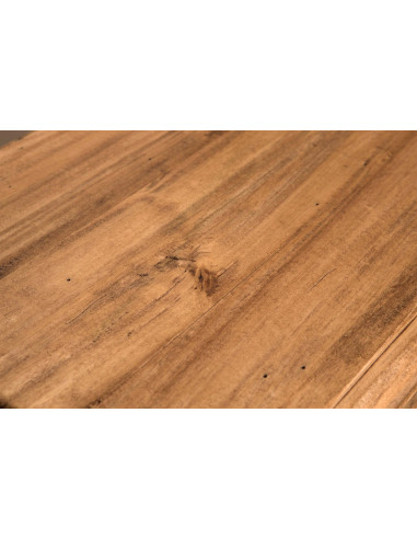 Comodino Country in legno massello di tiglio finitura naturale 55x35x65 cm Comodino Country in legno massello di tiglio finitura naturale 55x35x65 cm