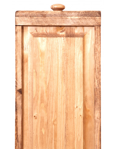Mobile porta tv Country in legno massello di tiglio struttura bianca anticata piano finitura naturale 150x51x56 cm Mobile porta tv Country in legno massello di tiglio struttura bianca anticata piano finitura naturale 150x51x56 cm