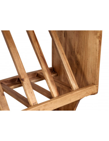 Piattaia Country in legno massello di tiglio finitura naturale 80x28x60 cm Piattaia Country in legno massello di tiglio finitura naturale 80x28x60 cm