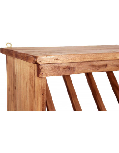 Piattaia Country in legno massello di tiglio finitura naturale 80x28x60 cm Piattaia Country in legno massello di tiglio finitura naturale 80x28x60 cm