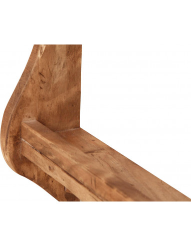 Piattaia Country in legno massello di tiglio finitura naturale 84x11x43 cm Piattaia Country in legno massello di tiglio finitura naturale 84x11x43 cm