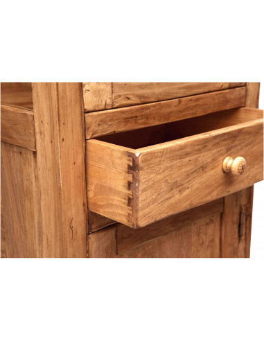 Veterina País em madeira maciça cal natural finish 55x43x150 cm Veterina País em madeira maciça cal natural finish 55x43x150 cm