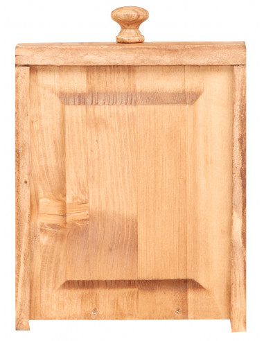 Tavolino consolle Country in legno massello di tiglio finitura naturale 73x36x75 cm Tavolino consolle Country in legno massello di tiglio finitura naturale 73x36x75 cm