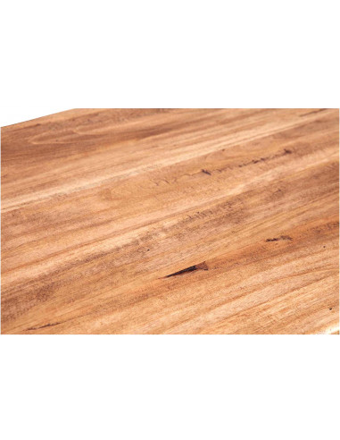 Tavolino consolle Country in legno massello di tiglio finitura naturale 73x36x75 cm Tavolino consolle Country in legno massello di tiglio finitura naturale 73x36x75 cm