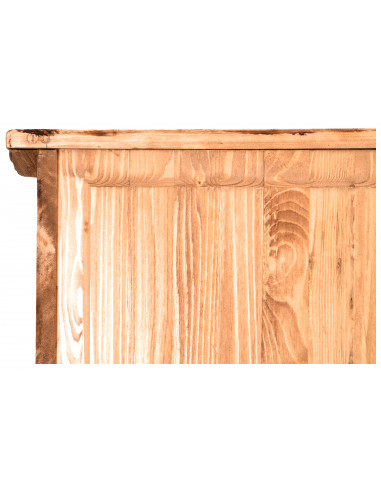 Stipo Country in legno massello di tiglio finitura naturale 72x40x173 cm Stipo Country in legno massello di tiglio finitura naturale 72x40x173 cm