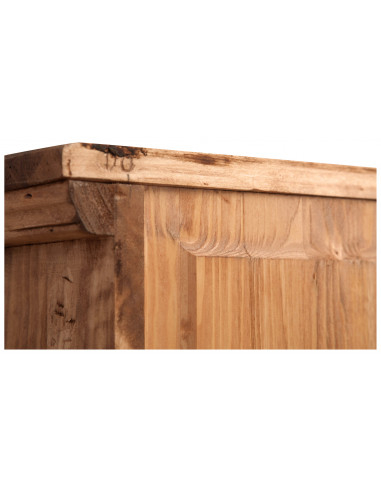 Stipo Country in legno massello di tiglio finitura naturale 72x40x173 cm Stipo Country in legno massello di tiglio finitura naturale 72x40x173 cm