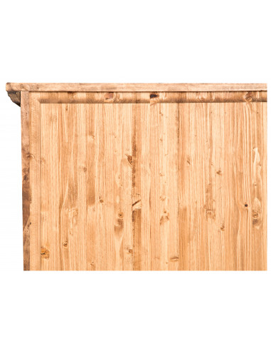 Stipo Country in legno massello di tiglio finitura naturale 72x40x173 cm Stipo Country in legno massello di tiglio finitura naturale 72x40x173 cm