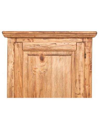 Stipo Country in legno massello di tiglio finitura naturale 72x40x173 cm Stipo Country in legno massello di tiglio finitura naturale 72x40x173 cm