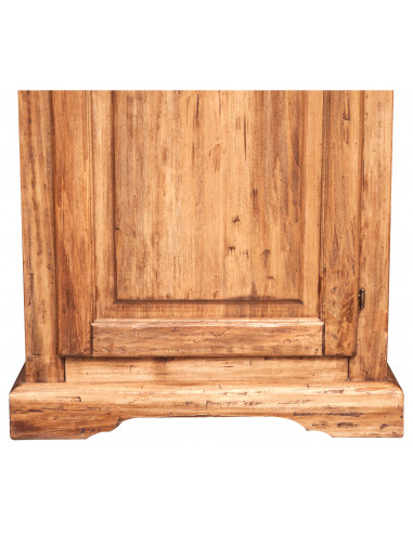 Stipo Country in legno massello di tiglio finitura naturale 72x40x173 cm Stipo Country in legno massello di tiglio finitura naturale 72x40x173 cm
