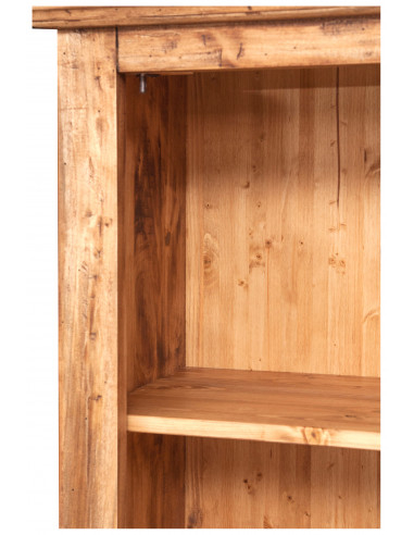 Stipo Country in legno massello di tiglio finitura naturale 72x40x173 cm Stipo Country in legno massello di tiglio finitura naturale 72x40x173 cm